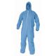 PAPER SUIT (BLUE WITH HOOD) XXL